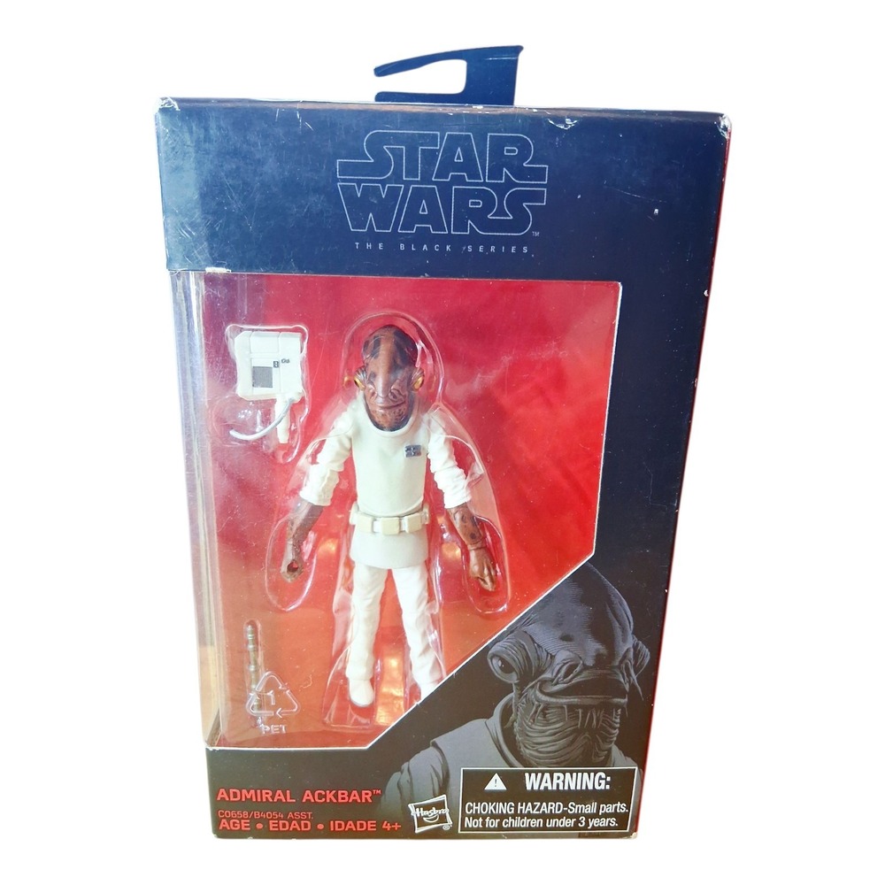 Hasbro Disney STAR‎ WARS THE BLACK SERIES ADMIRAL ACKBAR 3.75" FIGURE BRAND NEW